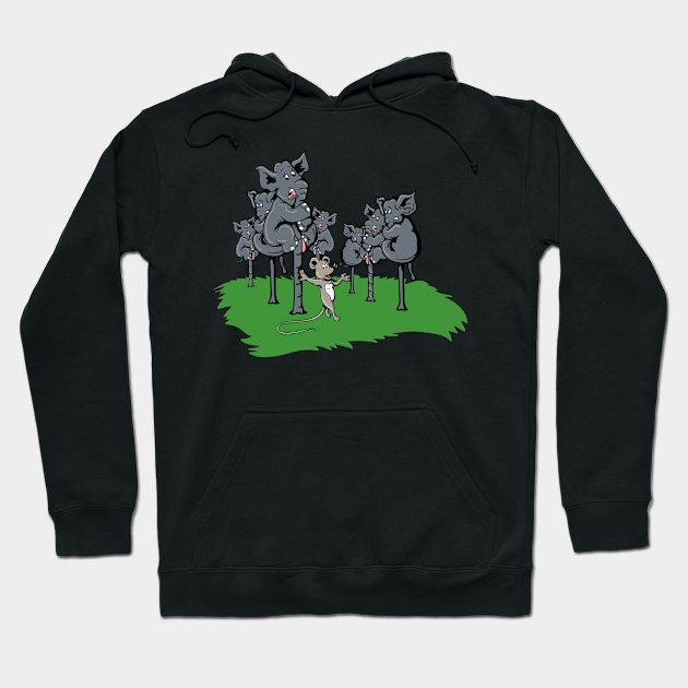 African Safari Wildlife Hoodie by ReignGFX